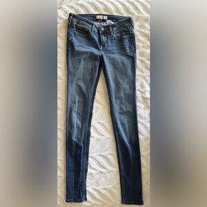 Hollister Women's Skinny Jeans in Blue